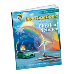 CPO Science Foundations of Physical Science 3rd Edition Softcover Investigation Manual (c) 2018, Item Number 1576084