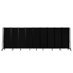 Image for National Public Seating Room Divider, Black Pet Panels, 9 Sections, 6 Feet from School Specialty