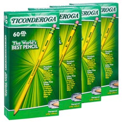 Image for Ticonderoga Original No 2 Pencils, Pre-Sharpened, Yellow, Pack of 240 from School Specialty