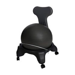 Aeromat Teen/Adult Ball Chair, 16 lb, 22 X 22 X 31 Inches, Black, Item Number 1427032