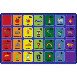 Image for Childcraft Alphabet Pictures Carpet, Rectangle from School Specialty