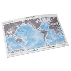 Image for CPO Science Bathymetric Map - 11 x 17 - Pad of 65 from School Specialty