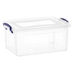 Image for Superio Brand Deep Plastic Storage Container, 6 Quart, Clear from School Specialty