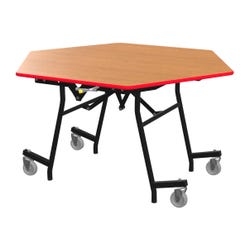 Classroom Select Mobile Easyfold Table, Hexagon Item Number 4001246