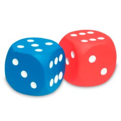 Image for Learning Resources Soft Foam Dot Dice, Set of 2 from School Specialty