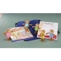 Image for Childcraft Five Little Monkeys Literacy Bag, Book, and Plush Pals from School Specialty