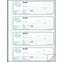 Image for Hammond & Stephens KPG 3 Parts Carbonless Record Receipt Book, 8-1/2 x 11 inches, 160 Receipts, Pre-Numbered from School Specialty