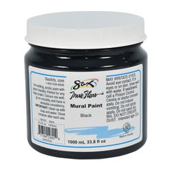 Image for Sax Acrylic Mural Paint, 33.8 Ounces, Black from School Specialty