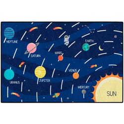 Image for Childcraft ABC Furnishings Up In Space Carpet, Rectangle from School Specialty
