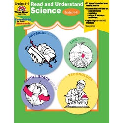 Image for Evan-Moor Read and Understand Science, Grades 4 to 6 from School Specialty