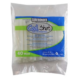 Surebonder Cool Shot Glue Sticks, 4 Inches, Pack of 40, Item Number 2004462