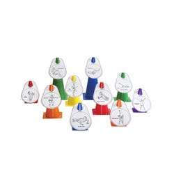Image for Hang-Emz Calisthenics Cone Markers, Set of 20 from School Specialty