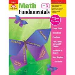 Image for Evan-Moor Math Fundamentals Workbook, Teacher Reproducibles, 224 Pages, Grade 3 from School Specialty