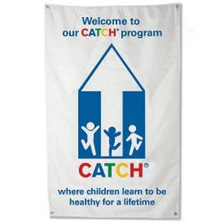 CATCH Welcome Banner, 5 x 3 Feet 2121852