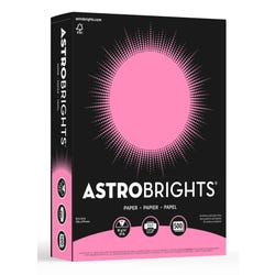 Image for Astrobrights Copy Paper, 8-1/2 x 11 Inches, 24 lb, Pulsar Pink, 500 Sheets from School Specialty