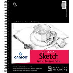 Image for Canson Recycled Sketch Pad, 11 x 14 Inches, 65 lb, 100 Sheets from School Specialty