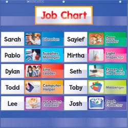 Image for Scholastic Class Jobs Pocket Chart, 27-1/2 x 26-1/2 Inches from School Specialty