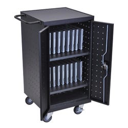 Image for Luxor H Wilson Charging Cart, 25 x 21-1/4 x 39-3/4 Inches from School Specialty