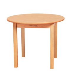 Childcraft Hardwood Table, Round, 30 Inch Diameter x 20 Inches, Item Number 2028269