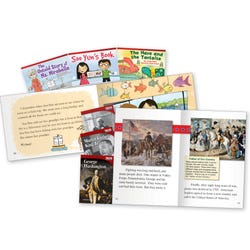 Image for Teacher Created Materials Motivational Figures and Characters Fiction & Nonfiction Text Pairs, Grade 2, Set of 6 from School Specialty