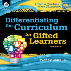 Image for Shell Education Differentiating the Curriculum for Gifted Learners 2nd Edition, Grades K to 12 from School Specialty