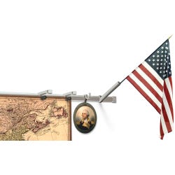 Image for Mooreco Rubber-tak Map Rail Flag Holder from School Specialty