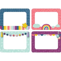 Image for Teacher Created Resources Oh Happy Day Name Badge Labels, 3-1/2 2-1/2 Inches, Set of 36 from School Specialty