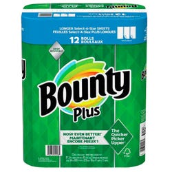 Bounty Essentials Select-A-Size Towels, 12 Large Rolls 2117256