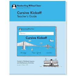 Image for Handwriting Without Tears Cursive Kickoff Teacher's Guide from School Specialty