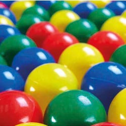 FlagHouse Pool Balls, Set of 250, Assorted Colors 2120012