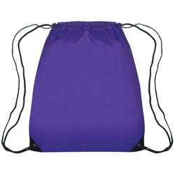 Image for Drawstring Sports Backpack, Purple from School Specialty