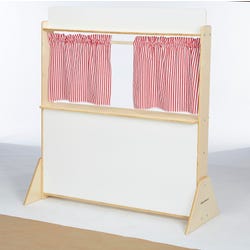 Childcraft Play Store and Puppet Theater with Dry-Erase Panels, 45-1/2 x 19-1/2 x 50-3/4 Inches, Item Number 1472489