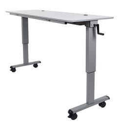 Image for Luxor 72-Inch Adjustable Flip Top Table with Crank Handle from School Specialty