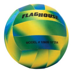 FlagHouse Oversized Superlight Floater Volleyball, 10 Inches, Orange/Yellow 2120128
