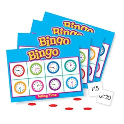Image for Trend Enterprises Telling Time Bingo Game from School Specialty