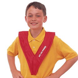 Image for FlagHouse No Tie Pinnie, Child, Blue from School Specialty