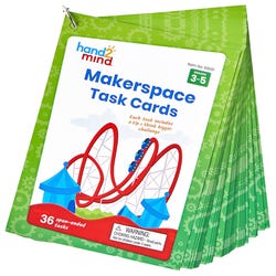 Image for hand2mind Makerspace Task Cards, Grades 3 to 5, With Ring, Set of 36 from School Specialty