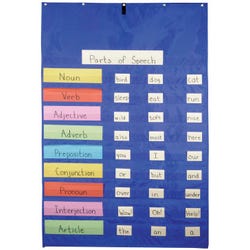 Image for School Smart Original Pocket Chart with 10 Pockets, 50 x 34 Inches from School Specialty