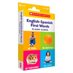 Scholastic English-Spanish First Words Flash Cards 2126481