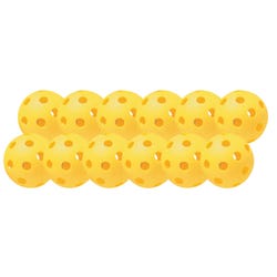 Image for Champion Sports Plastic Softball Set, Yellow, Set of 12 from School Specialty