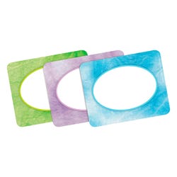 Image for Barker Creek Name Tags, Tie-Dye, 3-1/2 x 2-3/4 Inches, Set of 45 from School Specialty
