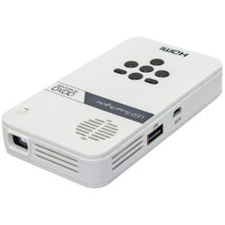 Image for AAXA LED Pico Pocket Projector, 25 Lumens, 1280 x 720 Resolution from School Specialty