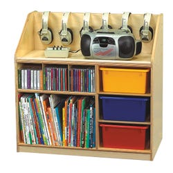 Image for Childcraft Mobile Audio Station, 29-3/4 x 16-1/2 x 29-3/4 Inches from School Specialty