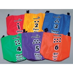 Image for Sportime Large HopSackers, 13 x 13 x 30 Inches, Assorted Colors, Set of 6 from School Specialty