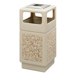 Image for Safco Canmeleon Aggregate Receptacle, Ash Urn, 38 Gallons, Tan from School Specialty
