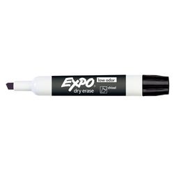 Image for EXPO Low Odor Dry Erase Marker, Chisel Tip, Black from School Specialty
