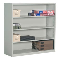 Global Industries Metal Bookcase, 4 Shelves, 36 x 13 x 53 Inches 4000827