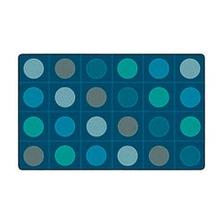 Image for Childcraft Colorful Circles Carpet, Rectangle from School Specialty