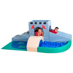 Image for Children's Factory Medieval Kingdom Castle Climber Play Center from School Specialty