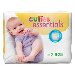 Cuties Diaper, Size 2, 12-18 Pounds, 168 Count 2131570